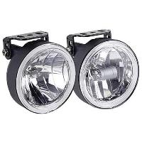 2 Phares Longue Portee - Blanc 3200K - H3 12V 55W 75x105mm - RaceSport 2 Phares Longue Portee - Blanc 3200K - H3 12V 55W 75x105mm - RaceSport