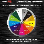 Stickers Monocouleurs 2 stickers Loup Tribal 20cm - Rose - Run-R