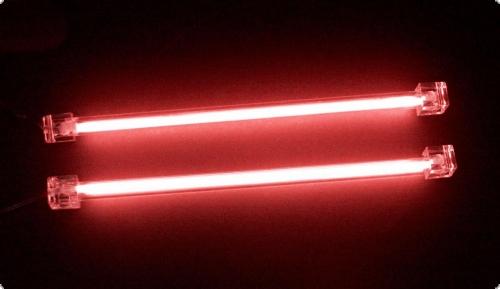 Neons Leds & lumieres 2 Tubes neon cathode froide rouge 30cm