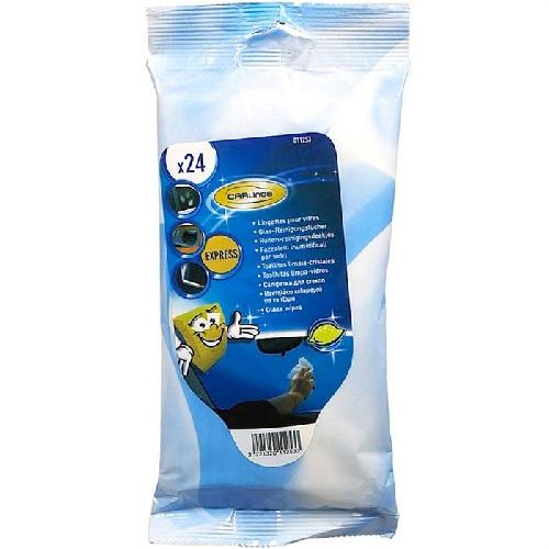 Eponge - Peau De Chamois - Microfibre - Chiffon 24 Lingettes compatible avec vitres - L 17.5 x l 20 cm