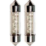 Ampoules Wedgebase - Veilleuses 2x Ampoules navette 3 led blanche 12V 8.5-8 x5