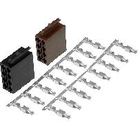 2x Fiches nues ISO male 16PIN avec broches 2x Fiches nues ISO male 16PIN avec broches
