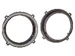 Entretoises Hyundai 2x Supports pour haut-parleur D165mm compatible avec Hyundai Kia 10-22 AV AR - voir liste