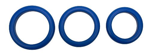 3 anneaux peniens bleus
