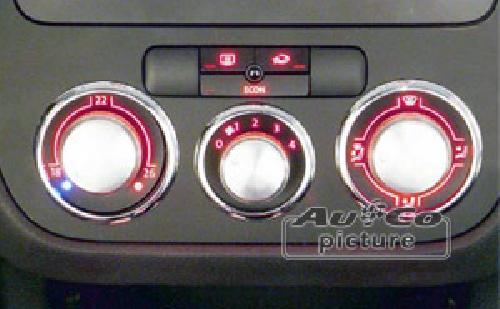 3 Boutons compatible avec climatisation compatible avec VW Golf 5 03-09 - chrome - archives