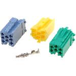 3x Fiches nues Mini ISO male 20PIN avec broches