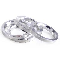 4 Bagues de centrage Alu - Ext 73.1- Int 56.6 - Aluminium - BALU