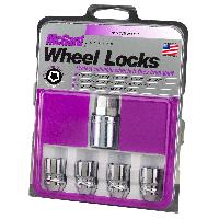 4 Ecrous 12x125 L2 32.5mm H21 Coniques Chromes Antivol de Roues 24154SU