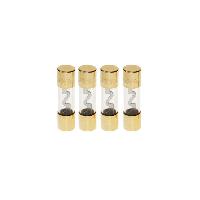 4 Fusibles AGU en verre dore 30A 4 Fusibles AGU en verre dore 30A
