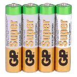 4 Piles 1.5V AAA LR03 GP24A-2U4 Alkaline GP Super 4 Piles 1.5V AAA LR03 GP24A-2U4 Alkaline GP Super