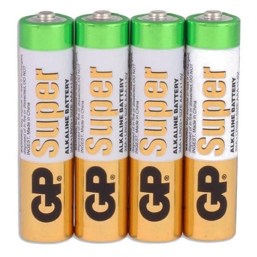 Piles 4 Piles 1.5V AAA LR03 GP24A-2U4 Alkaline GP Super