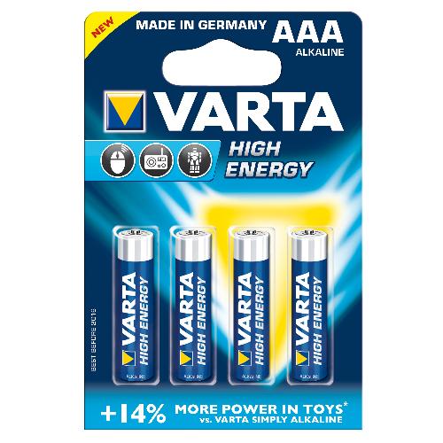 Piles 4 Piles 1.5V LR03 AAA Alkaline x10