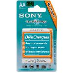 4 Piles rechargeables LR06 SONY