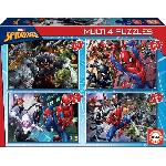 4 puzzles progressifs - EDUCA - Multi 4 In 1 Ultimate Spider-Man