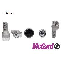 4 vis 12x150 L24 H17 Coniques - Chrome - Antivol de Roues - 27204SU