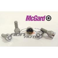 4 vis - 12x150 - L26.4 - H17 - Conique - Chrome - Antivol de Roues - 27179SU