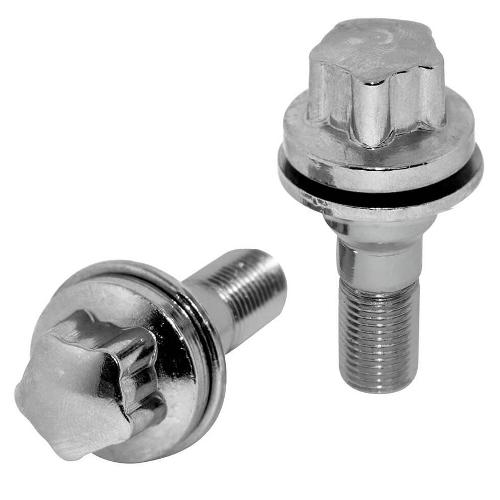 Antivol 12x125 4 Vis Antivol 12x125 Plates BZH2537 L37mm - avec 2 cles - Butzi