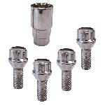 Antivol 12x150 4 vis antivol de roue M12x150 26mm Coniques