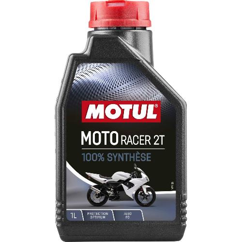 Huile Moteur 4x Huile Motul moto Racer 2T bidon de 1 Litre