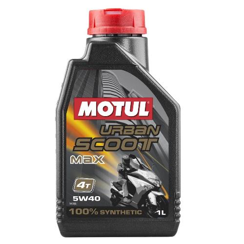 Huile Moteur 4x Huile Motul Urban Scoot 4T Max 5W40 bidon de 1 Litre