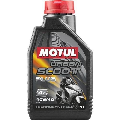 Huile Moteur 4x Huile Motul Urban Scoot 4T Plus 10W40 bidon de 1 Litre