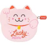 4x Porte-monnaie silicone - Lucky meow