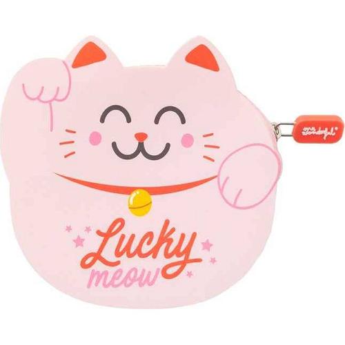 Porte Monnaie 4x Porte-monnaie silicone - Lucky meow