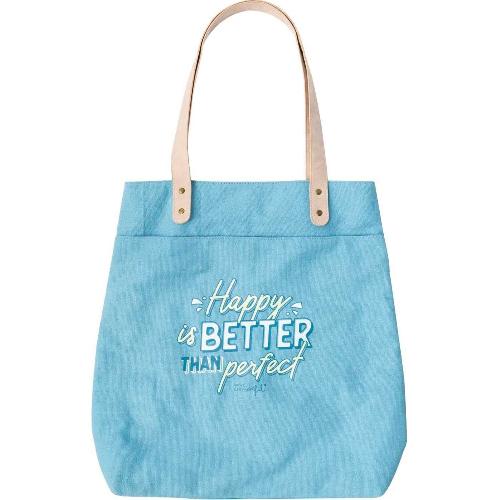 Panier - Sac De Plage 4x Tote bag - Happy is better than perfect
