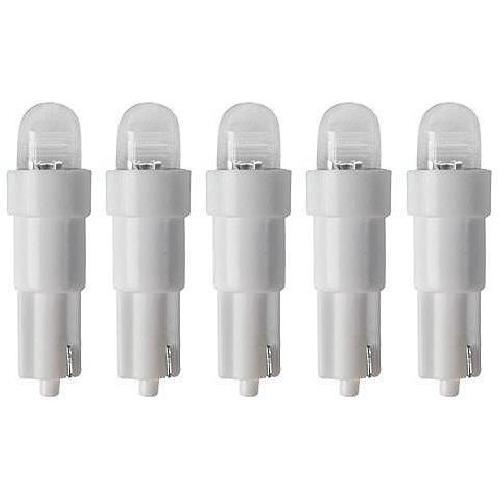 Ampoules Wedgebase - Veilleuses 5 Ampoules T5 Led Tableau de bord Blanc