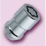 Antivol 12x150 5 ecrous antivol chrome 12x1.5 douille 21mm - 21556SU