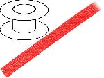 Gaine pour cables 50m gaine polyester tresse 1117 12mm rouge