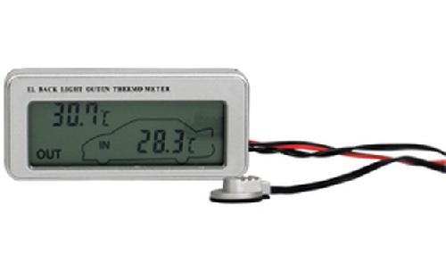 Horloges et Thermometres auto 650661 - Thermometre interieur - exterieur ALTIUM