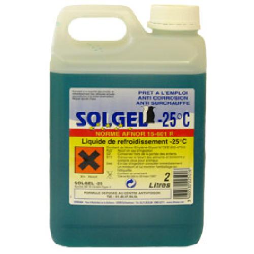 Liquide De Refroidissement 6x Liquide refroidissement -25 degres - 2L - Solgel