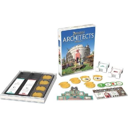 Jeu De Societe - Jeu De Plateau 7 Wonders Architects - Medals -Ext-