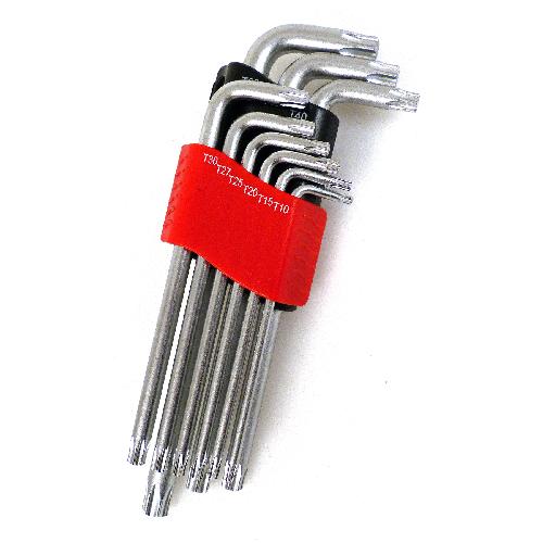 Cle Torx - Cle Male Etoile 9 Cles Etoiles T10 a T50