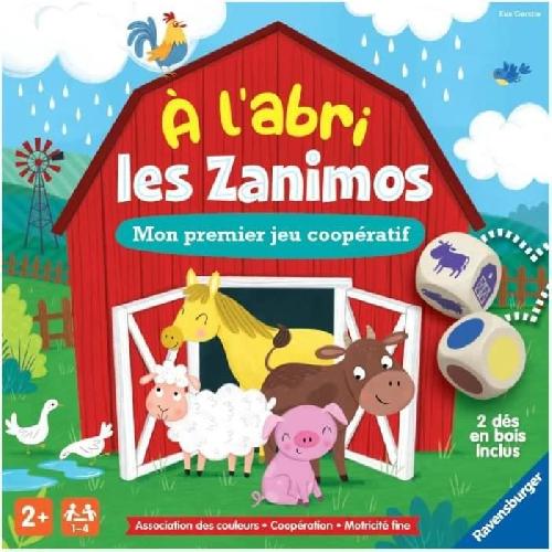 Jeu De Societe - Jeu De Plateau a l'abri les Zanimos ! - Jeux enfants - 00022339 - Des 2 ans - Ravensburger