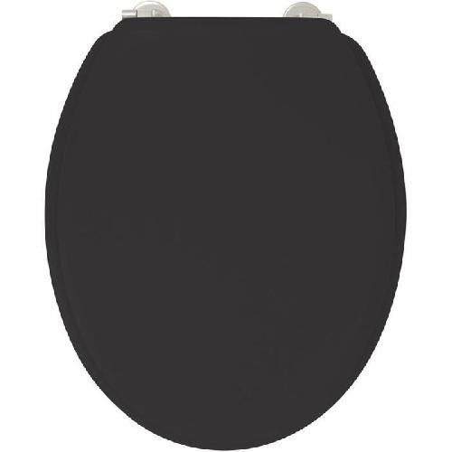 Abattant Wc - Rehausseur ABATTANT DUPLO NOIR - POUDRE DE BAMBOU