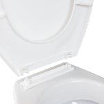 Abattant Wc - Rehausseur ABATTANT FIRST BLANC - POLYPROPYLENE