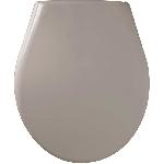 Abattant Marina Taupe - Polypropylene - Gelco - Déclipsable - Entraxe de fixation universelle