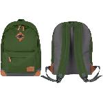 ABBEY Sac a dos de taille moyenne - 100 Polyester 300T - 42 x 30 x 16 cm - Capacite - 20 L - Vert Armee