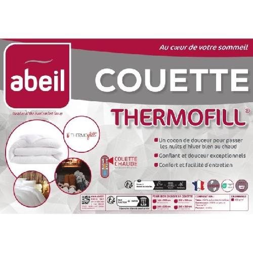 Couette ABEIL Couette chaude 400gr/m² Thermofill 140 x 200 cm