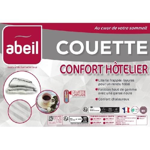 Couette ABEIL Couette chaude Confort Hôtelier 220 x 240 cm