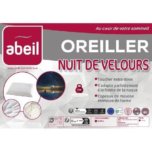 Oreiller ABEIL Nuit de Velours 40 x 60 cm