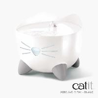 Abreuvoir CAT IT Fontaine a eau automatique pour chat - 2.5 L - Blanc