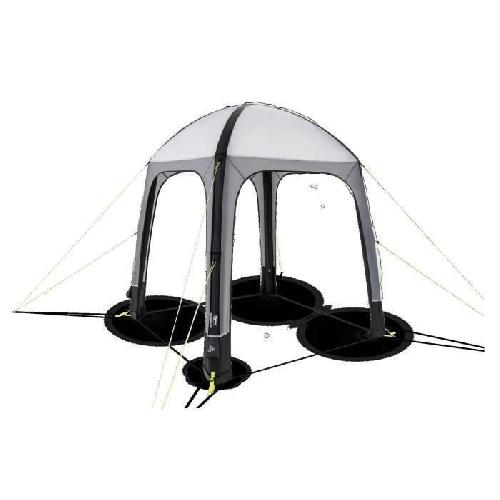 Abris De Camping Abri gonflable - KAMPA - AIR Shleter 200 - 2 x 2 m - Gris et noir