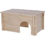 Accessoire De Cage - Abri Petit Animal Abri pour rongeurs - Beige - Toit amovible - Montage simple - Pour hamster - KERBL