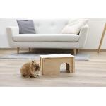 Accessoire De Cage - Abri Petit Animal Abri pour rongeurs - Beige - Toit amovible - Montage simple - Pour hamster - KERBL