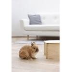 Accessoire De Cage - Abri Petit Animal Abri pour rongeurs - Beige - Toit amovible - Montage simple - Pour hamster - KERBL