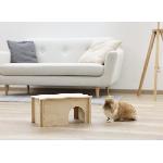 Accessoire De Cage - Abri Petit Animal Abri pour rongeurs - Beige - Toit amovible - Montage simple - Pour hamster - KERBL