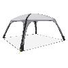 Abris De Camping Abri gonflable - KAMPA - AIR Shleter 400 - 4 x 4 m - Gris et noir